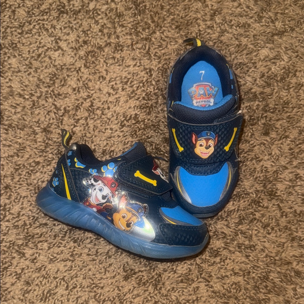 Paw Patrol Navy and Light Blue Kids Sneakers